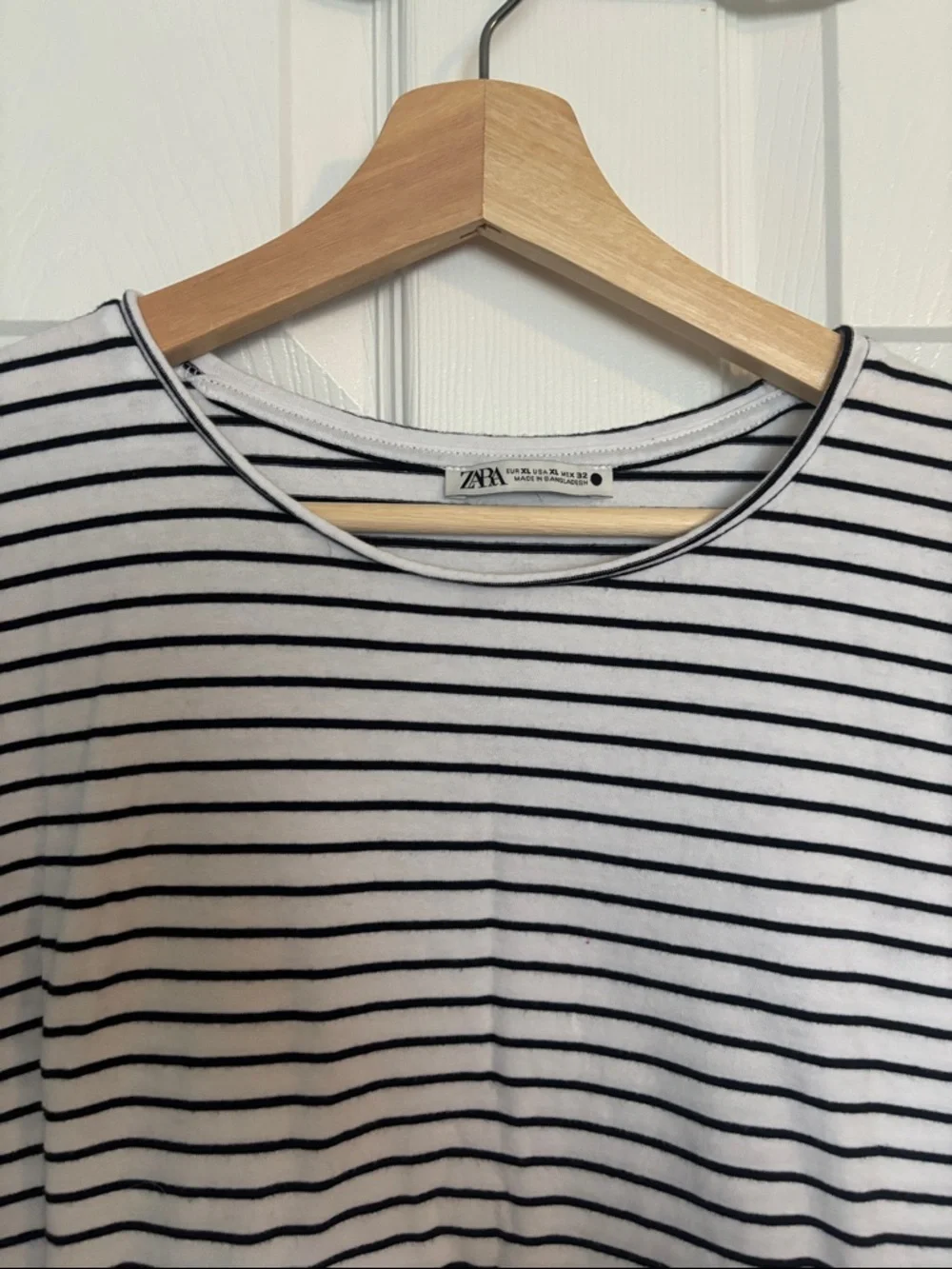 Zara striped crew neck t shirt - Picture 3 of 9